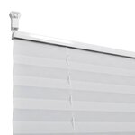 vidaXL Store plissé 100x200 cm Blanc