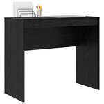 vidaXL Bureau Chêne noir 90 x 40 x 76 cm