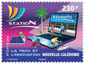 Timbre Nouvelle Calédonie - Station N