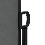 vidaXL Auvent latéral rétractable anthracite 160x500 cm