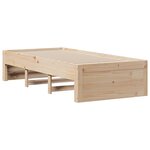 vidaXL Cadre de lit sans matelas avec tiroirs 90x190 cm bois de pin