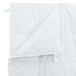 vidaXL Couettes et duvets Blanc 135 x 220 cm Bas