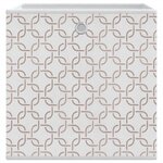 vidaXL Boîtes de rangement pliables 4 Pièces crème tissu intissé