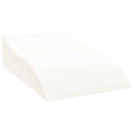 vidaXL Coussin pour jambes Blanc 68 x 40 x 18 cm