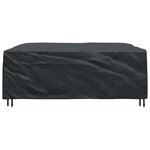 vidaXL Housse pour mobilier d'extérieur Noir 200 x 190 x 85 cm 600D
