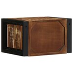 vidaXL Table de chevet multicolore 40x35x25 cm bois de récupération