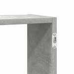 vidaXL Étagère cube murale 5 compartiments gris béton bois ingénierie