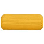 vidaXL Coussins d'accent 2 Pièces Jaune clair Ø 15 x 40 cm