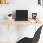vidaXL Dessus de bureau 80x40x2 5 cm bois massif de pin
