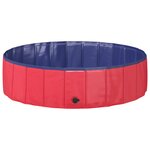 vidaXL Piscine pour enfants Rouge et bleu Ø 120 x 30 cm