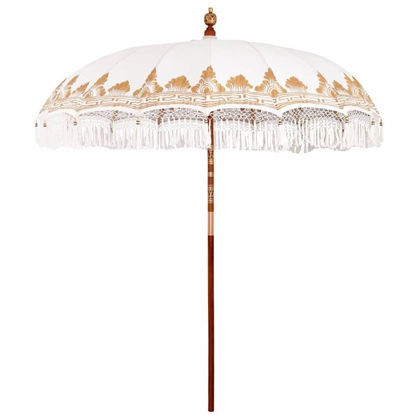 vidaXL Parasol balinais Crème 215 x 215 x 260 cm