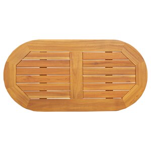 vidaXL Plateau de Table 80x40x2 2 cm Ovale en Bois Massif d'Acacia