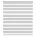 vidaXL Store zèbre gris clair largeur du tissu 120 9 cm polyester