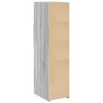 vidaXL Buffet haut sonoma gris 30x42 5x124 cm bois d'ingénierie