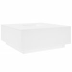 vidaXL Table basse blanc 100x100x40 cm bois d'ingénierie