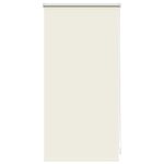 vidaXL Store enrouleur occultant 44 4 x 100 cm  largeur du tissu 40 cm  beige