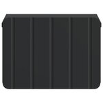 vidaXL Cabinet de chevet mural 2 pc Noir 33 x 34 5 x 24 cm