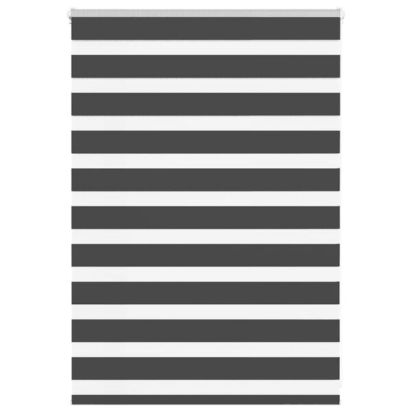 vidaXL Store zèbre noir 110x100 cm largeur du tissu 105 9 cm polyester