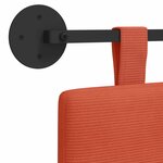 vidaXL Tête de lit suspendue Tissu en velours côtelé