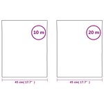 vidaXL Films pour fenêtre dépoli blanc PVC