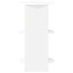 vidaXL Meuble d'appoint Blanc Bois d’ingénierie