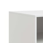 vidaXL Meubles TV 2 Pièces blanc 67x39x44 cm acier
