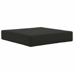 vidaXL Coussin de canapé d'extérieur 3 Pièces Noir Polyester