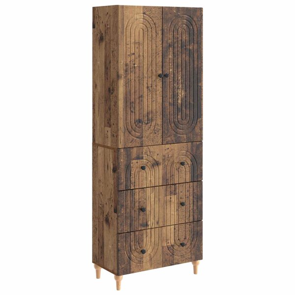 vidaXL Ensemble de Meubles 2 Pièces 66 x 34 5 x 90 cm Bois d'ingénierie