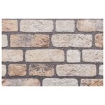 vidaXL Panneaux muraux 3D 10 Pièces marron clair 100x50 cm EPS