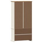 vidaXL Bibliothèque VIGO blanc 85x35x170 cm bois massif de pin
