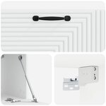 vidaXL Meuble TV mural Blanc 78 5 x 31 x 30 cm Bois d'ingénierie