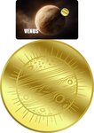 Monnaie VENUS Planet 1/1000 Oz Or 12$ Liberia 2026 (PRÉCOMMANDE)