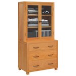 vidaXL Ensemble de meubles de rangement Marron Bois d'ingénierie