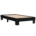 vidaXL Cadre de lit sans matelas noir 90x200 cm