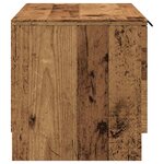 vidaXL Meubles TV 2 Pièces vieux bois 80x35x36 5 cm bois d'ingénierie