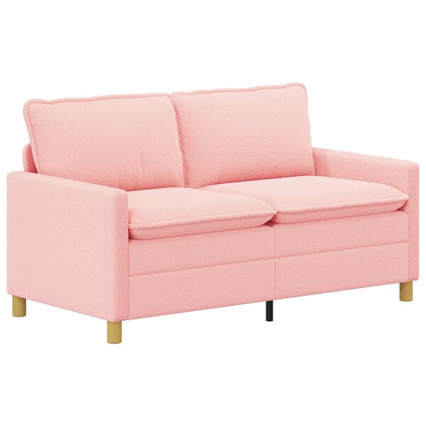 vidaXL Canapé Rose 156 x 81 x 87 5 cm Tissu