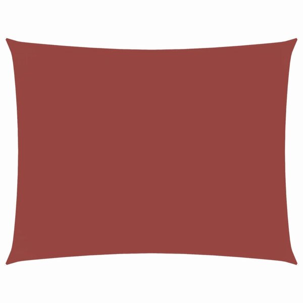 vidaXL Voile de parasol tissu oxford rectangulaire 4x6 m terre cuite