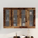 vidaXL Armoires murales 2 Pièces en bois ancien  69 5 x 34 x 90 cm  en bois technique