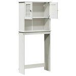 vidaXL Cabinet pour lave-linge VIGO Blanc 72 5 x 27 x 161 cm