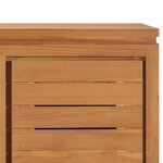vidaXL Meuble TV 110x30x40 cm Bois de teck massif