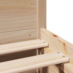 vidaXL Cadre de lit sans matelas 100x200 cm bois massif de pin