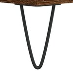 vidaXL Table de chevet chêne marron 40x35x47 5 cm bois d’ingénierie