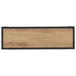 vidaXL Étagère Murale avec étagère Chêne artisanal 65 x 20 x 60 cm