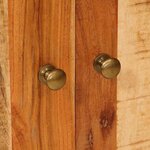 vidaXL Armoires de rangement avec étagère Marron 55 x 35 x 75 cm