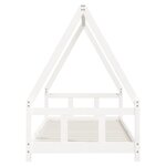 vidaXL Cadre de lit pour enfants blanc 90x200 cm bois de pin massif