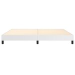 vidaXL Cadre de lit blanc 200x200 cm similicuir