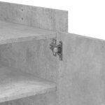 vidaXL Table basse gris béton 100x50x50 cm bois d'ingénierie