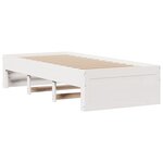 vidaXL Cadre de lit sans matelas avec tiroirs 75x190 cm bois de pin