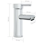 vidaXL Lavabo encastré avec robinet 91x39x18 cm céramique blanc