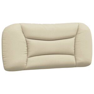 vidaXL Coussin de tête de lit Hvar crème 80 cm tissu
